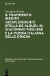 Il frammento inedito »Resplendiente... - Bild 1