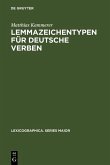 Lemmazeichentypen für deutsche Verben (eBook, PDF)