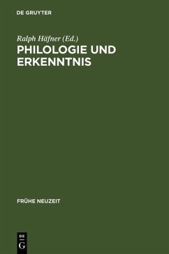 Philologie und Erkenntnis (eBook, PDF)