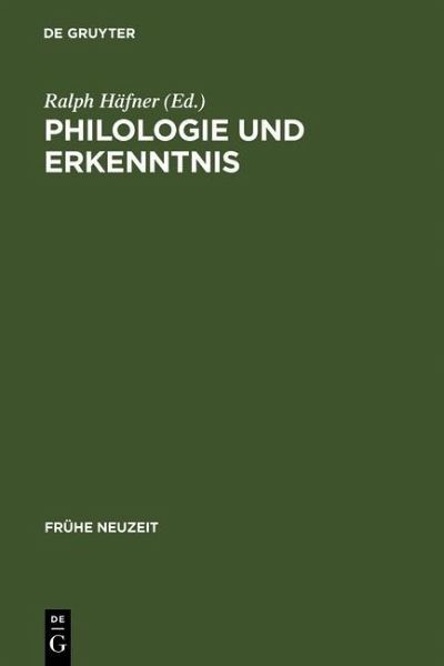 Philologie und Erkenntnis (eBook, PDF) Philologie und Erkenntnis (eBook, PDF)