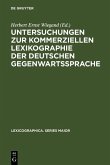 Untersuchungen zur kommerziellen Lexikographie der deutschen Gegenwartssprache (eBook, PDF)