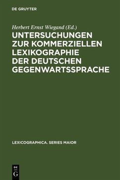 Cover Untersuchungen zur kommerziellen Lexikographie der deutschen Gegenwartssprache. Band 2 (eBook, PDF)