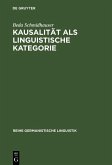 Kausalität als linguistische Kategorie (eBook, PDF)