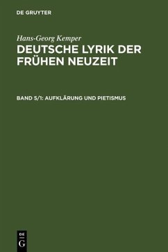 Aufklärung und Pietismus (eBook, PDF) - Kemper, Hans-Georg
