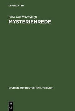 Mysterienrede (eBook, PDF) - Petersdorff, Dirk Von