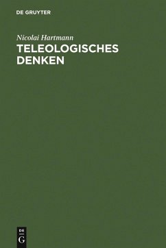 Teleologisches Denken (eBook, PDF) - Hartmann, Nicolai