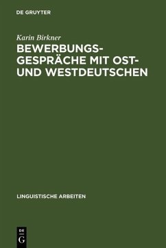Cover Bewerbungsgespräche mit Ost- und Westdeutschen (eBook, PDF)