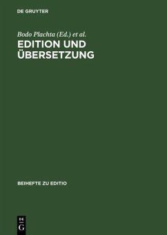 Cover Edition und Übersetzung (eBook, PDF)