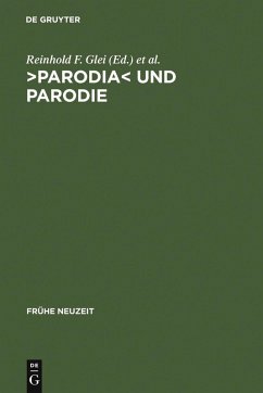 Cover >Parodia< und Parodie (eBook, PDF)