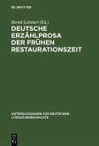 Deutsche Erzählprosa der frühen Restaurationszeit (eBook, PDF)