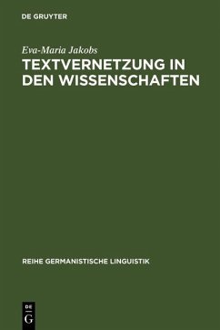Cover Textvernetzung in den Wissenschaften (eBook, PDF)
