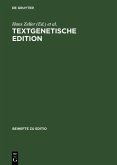 Textgenetische Edition (eBook, PDF)