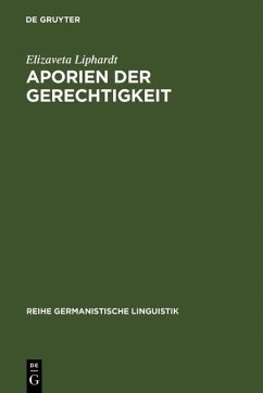 Cover Aporien der Gerechtigkeit (eBook, PDF)