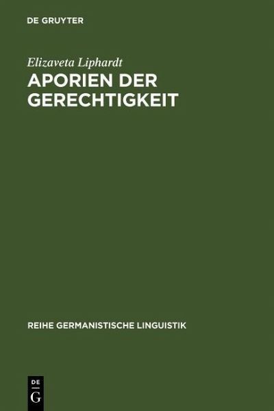 Aporien der Gerechtigkeit (eBook, PDF)
