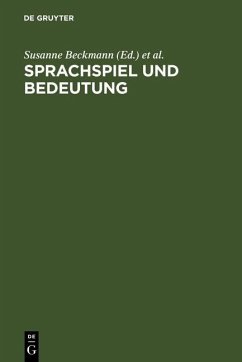 Sprachspiel und Bedeutung (eBook, PDF)