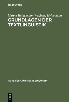 Cover Grundlagen der Textlinguistik (eBook, PDF)