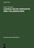 Lexikalische Semantik des Italienischen (eBook, PDF)