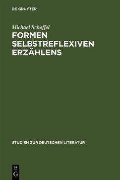 Cover Formen selbstreflexiven Erzählens (eBook, PDF)