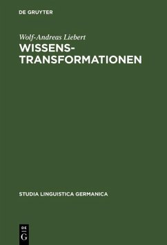 Cover Wissenstransformationen (eBook, PDF)