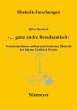 '....ganz andre Beredsamkeit' (eBook,... - Bild 1
