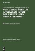 Einleitung; §§ 1-34 FGG (eBook, PDF)