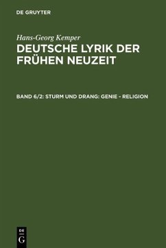 Sturm und Drang (eBook, PDF) - Kemper, Hans-Georg