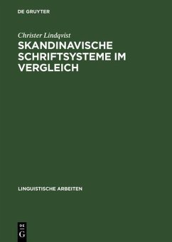 Skandinavische Schriftsysteme im Vergleich (eBook, PDF) - Lindqvist, Christer