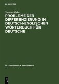 Probleme der Differenzierung im deutsch-englischen Wörterbuch für Deutsche (eBook, PDF)