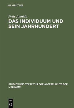 Das Individuum und sein Jahrhundert (eBook, PDF) - Jannidis, Fotis