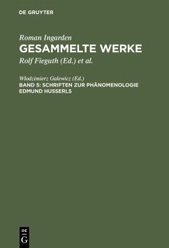 Schriften zur Phänomenologie Edmund Husserls (eBook, PDF)