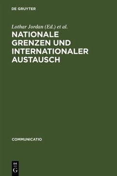 Cover Nationale Grenzen und internationaler Austausch (eBook, PDF)