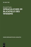 Sprachliches im Blickfeld des Wissens (eBook, PDF)