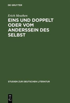 Eins und doppelt oder Vom Anderssein des Selbst (eBook, PDF) - Meuthen, Erich