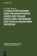 Literaturtheorie und Pragmatismus oder... - Bild 1