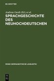 Sprachgeschichte des Neuhochdeutschen (eBook, PDF)