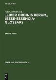 "Liber ordinis rerum" (Esse-Essencia-Glossar) (eBook, PDF)