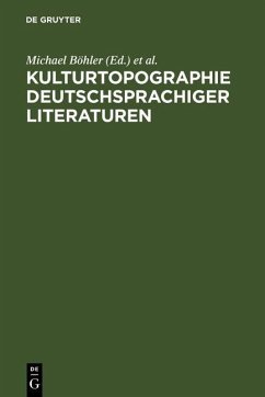 Cover Kulturtopographie deutschsprachiger Literaturen (eBook, PDF)