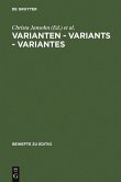 Varianten - Variants - Variantes (eBook, PDF)