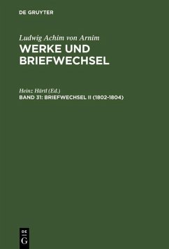Cover Briefwechsel II (1802-1804) (eBook, PDF)