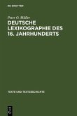 Deutsche Lexikographie des 16. Jahrhunderts (eBook, PDF)