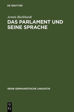 Das Parlament und seine Sprache (eBook, PDF) - Burkhardt, Armin