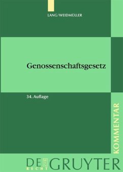 Lang/Weidmüller. Genossenschaftsgesetz (eBook, PDF)
