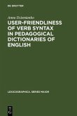 User-friendliness of verb syntax in pedagogical dictionaries of English (eBook, PDF)