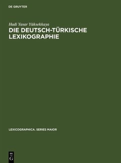 Cover Die deutsch-türkische Lexikographie (eBook, PDF)