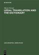 Legal Translation and the Dictionary... - Bild 1