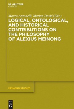 Logical, Ontological, and Historical Contributions on the Philosophy of Alexius Meinong (eBook, PDF)