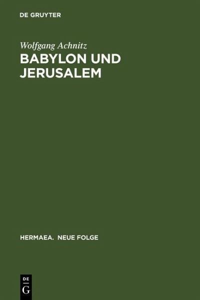 Babylon und Jerusalem (eBook, PDF)