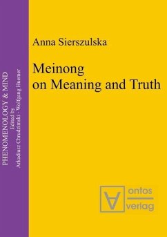Meinong on Meaning and Truth (eBook, PDF) - Sierszulska, Anna