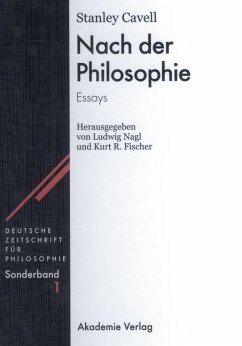 Nach der Philosophie (eBook, PDF) - Cavell, Stanley