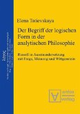 Der Begriff der logischen Form in der Analytischen Philosophie (eBook, PDF)